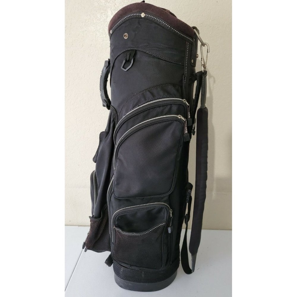 Burton Cart Bag Black 8-Way Dividers FAIR CONDITION - Picture 4 of 10